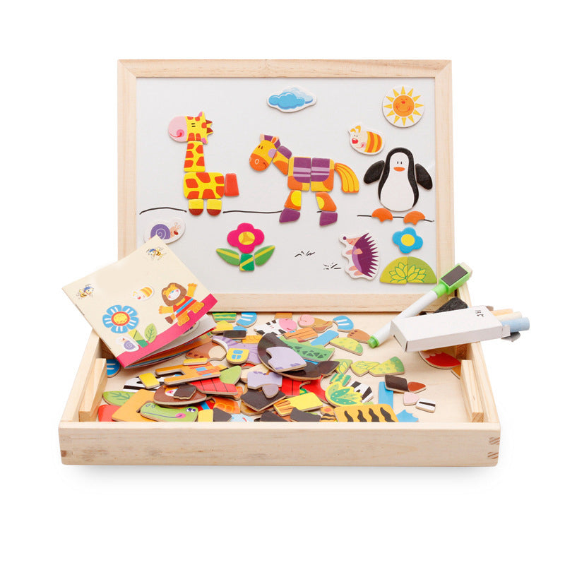 Magnetic Kids Puzzle Drawing Board - Babyspielzeug - KIDDIES