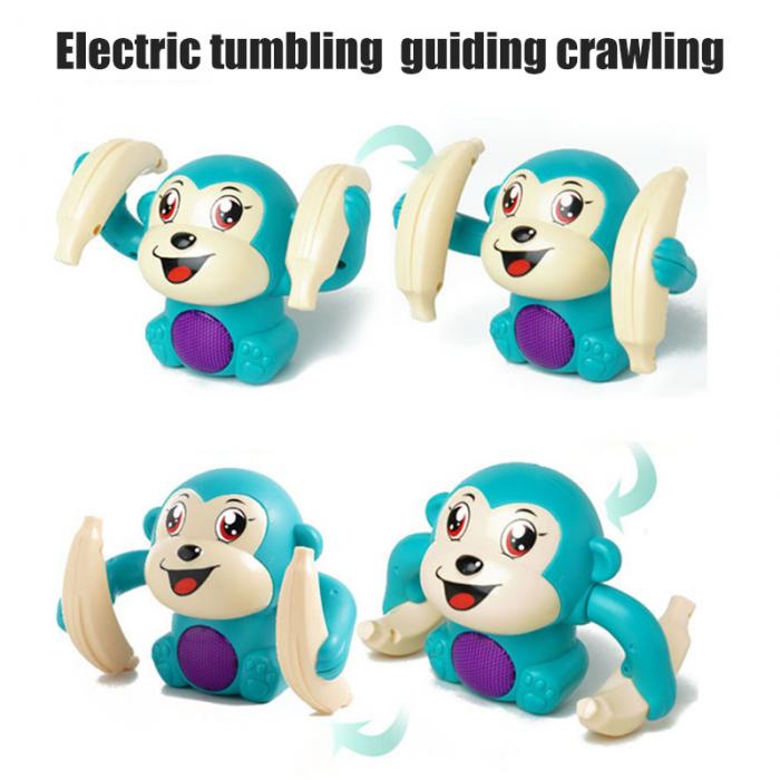Electric Tumbling Monkey - Interactive Baby Toy - KIDDIES