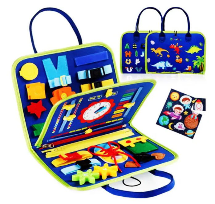 Montessori Board Lernspiel Tasche mit Formen - KIDDIES