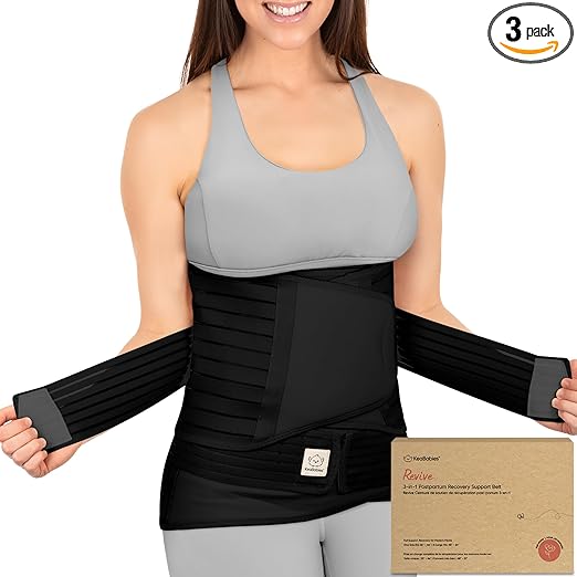 3-in-1 Postpartum Recovery Pack - Abdominal Band - KIDDIES