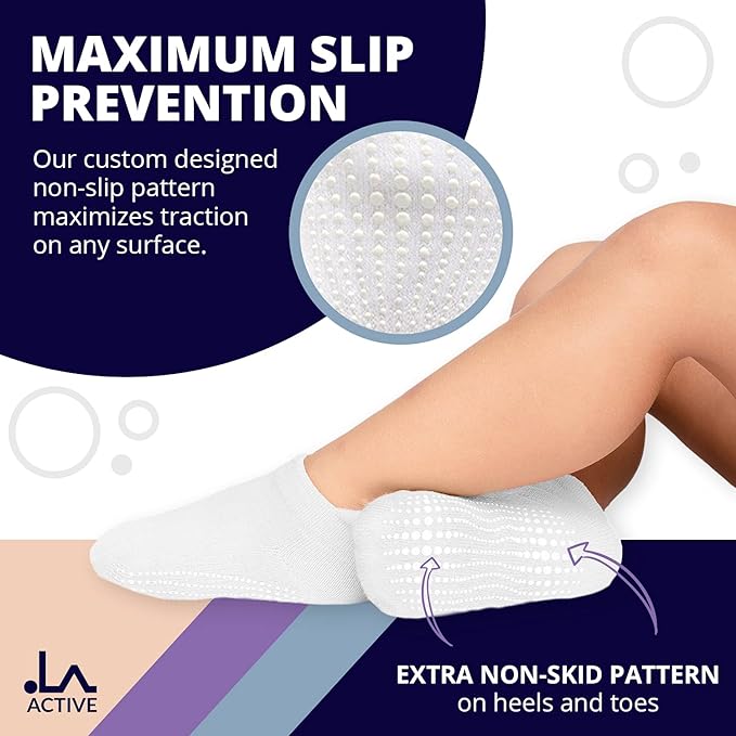 LA Active Socks, Non-Slip Cosy Warm Ankle Socks for Baby - KIDDIES